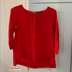 Madewell Red Blouse